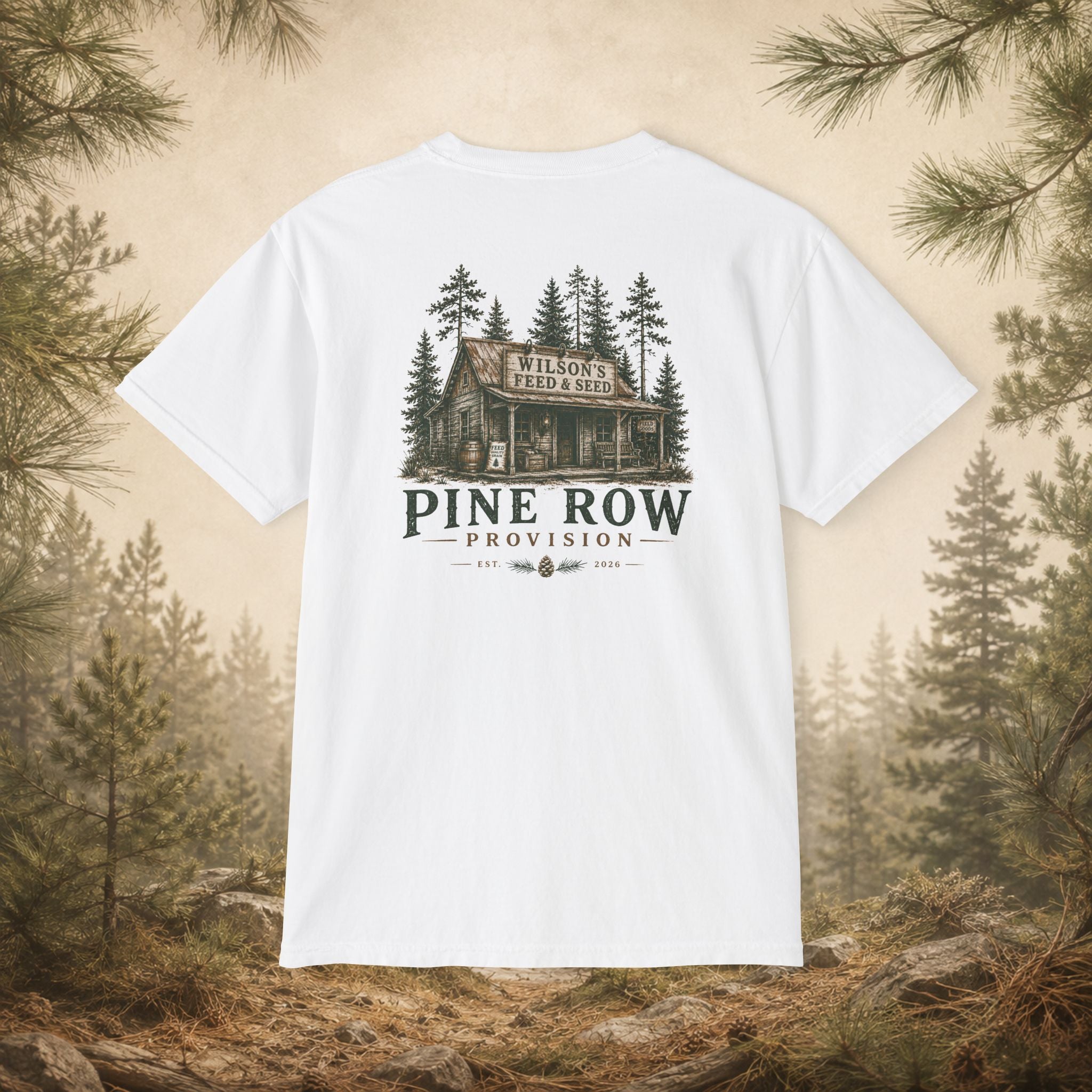 Pine Row Feed Store Pocket T-Shirt