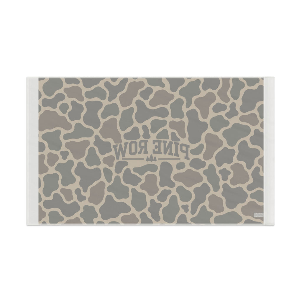 Pine Row Camo Flag — Outdoor Camping Camouflage Banner