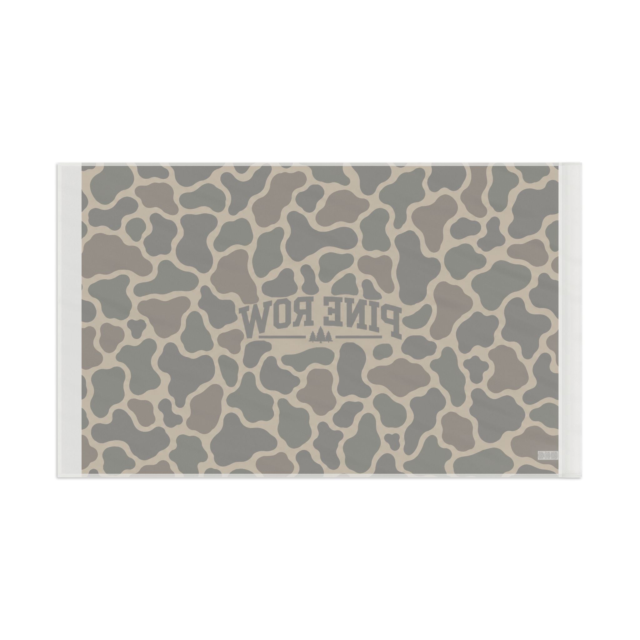 Pine Row Camo Flag — Outdoor Camping Camouflage Banner