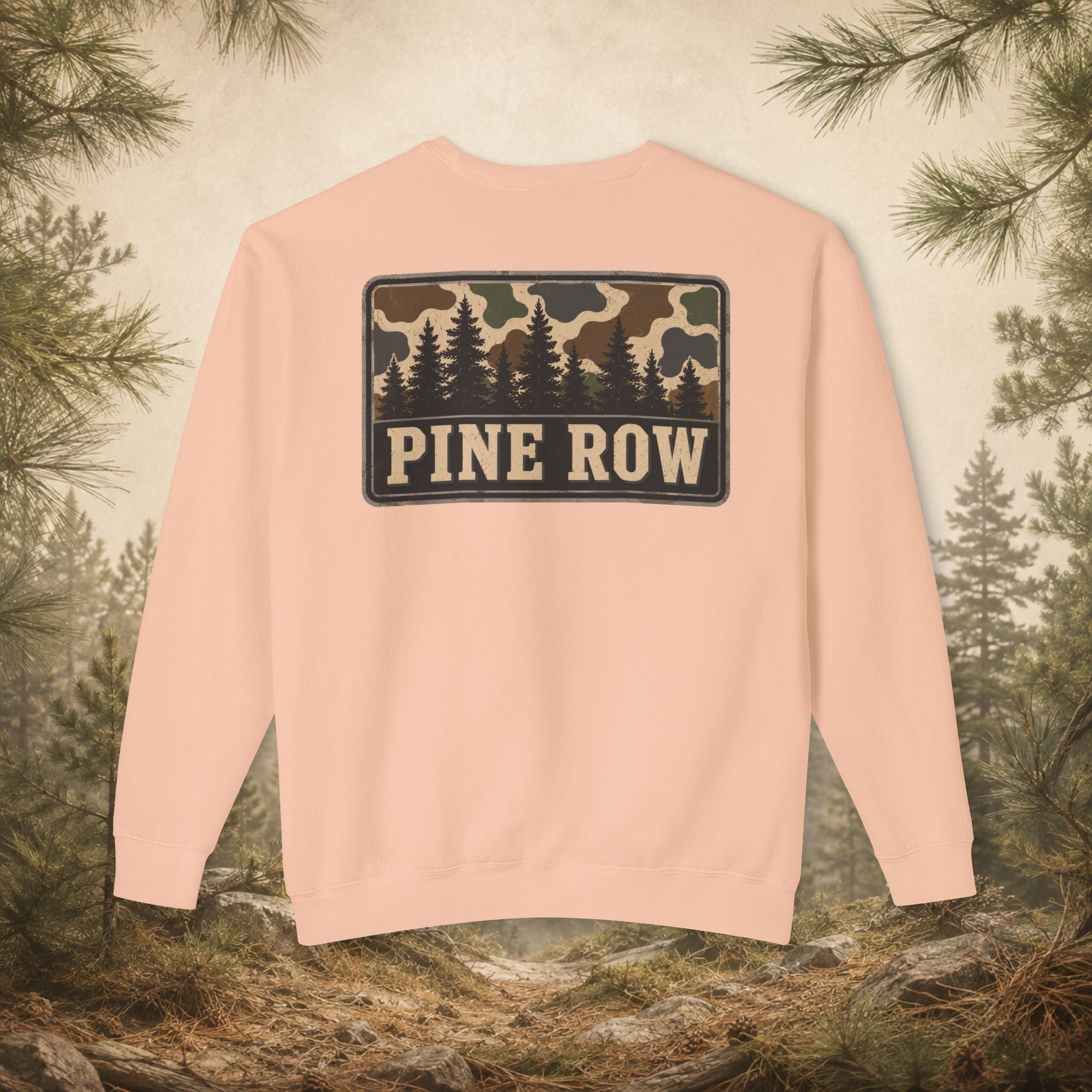 Pine Row Vintage Camo Box Crewneck Sweatshirt