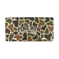 Camo Pine Row Vanity Plate