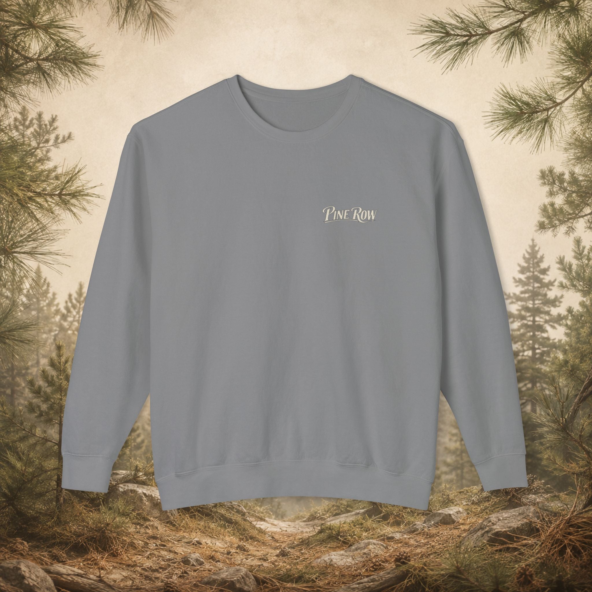 Pine Row Vintage Camo Light Box Crewneck Sweatshirt