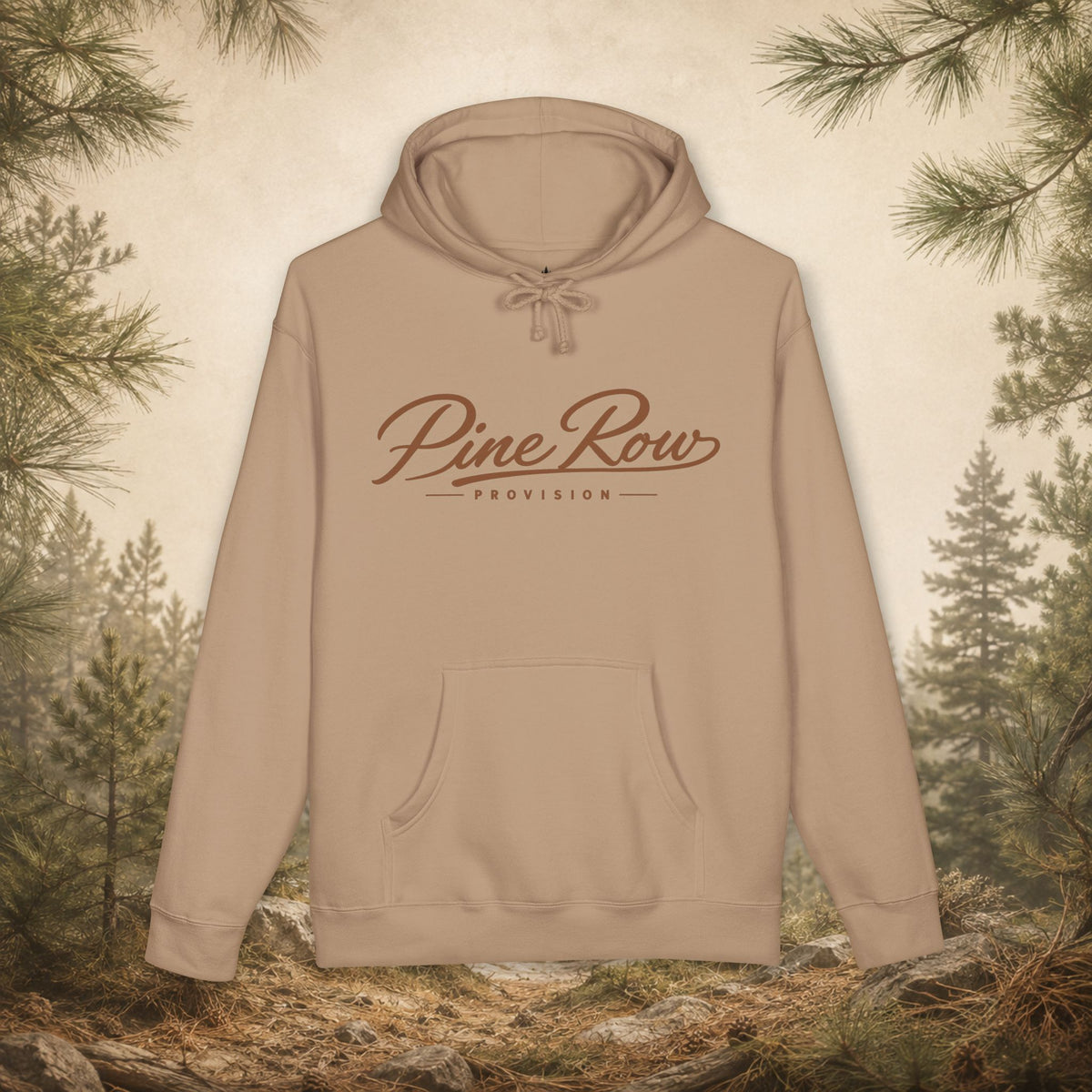 Pine Row Script Clay Hoodie