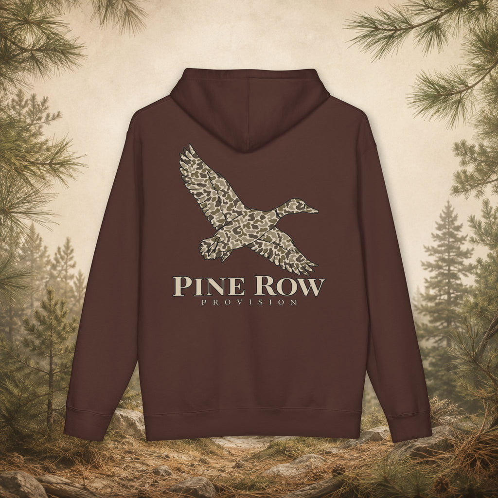 Pine Row Vintage Camo Duck Hoodie