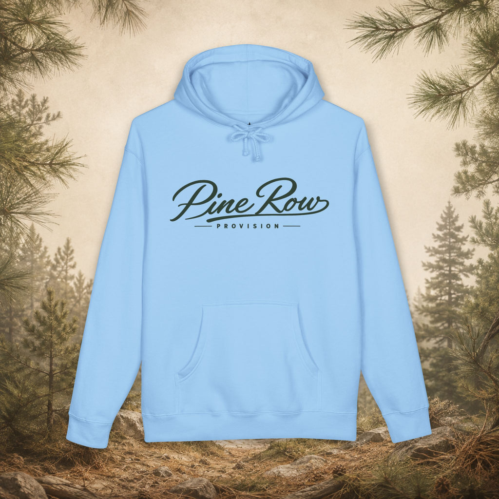 Pine Row Script Pine Green Hoodie