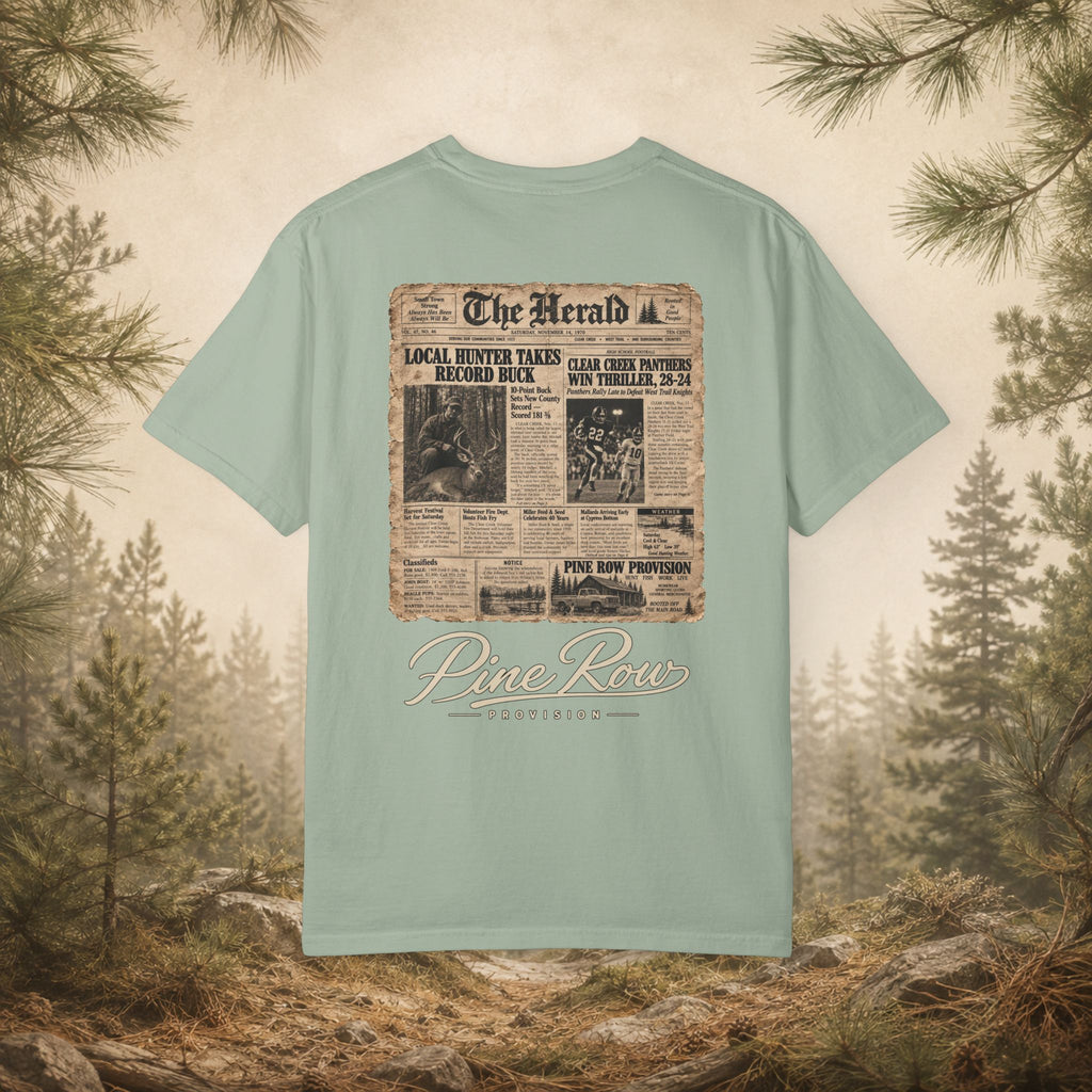 Pine Row Vintage Newspaper T-Shirt