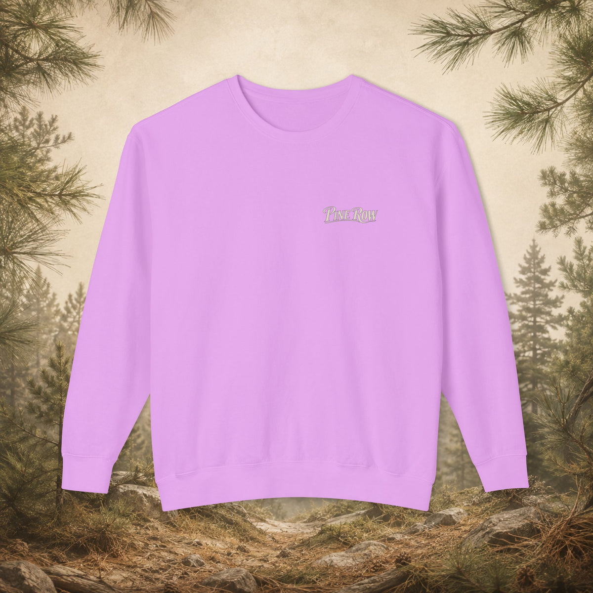 Pine Row Vintage Camo Light Box Crewneck Sweatshirt
