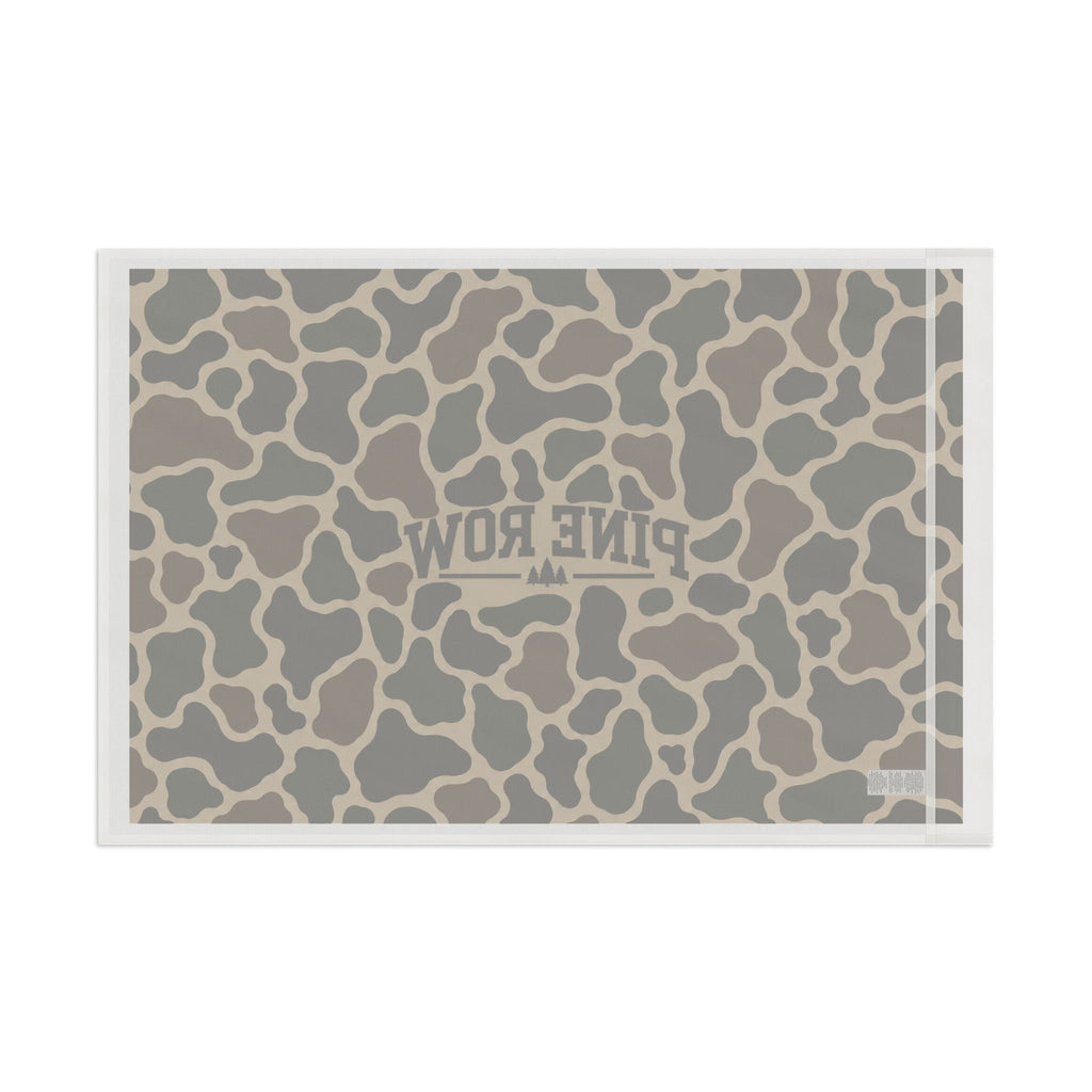 Pine Row Camo Flag — Outdoor Camping Camouflage Banner