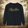 Pine Row Script Faded Gold Long Sleeve T-Shirt