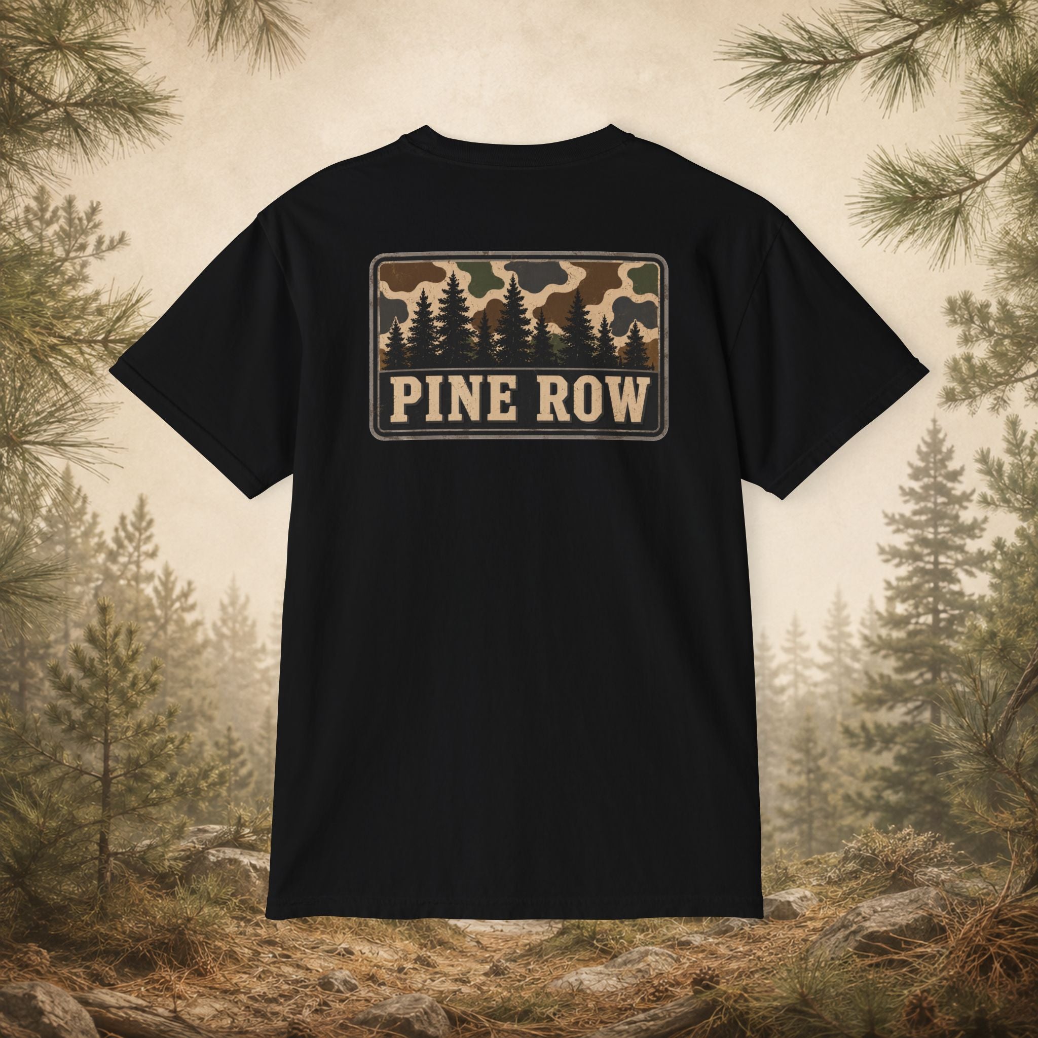 Pine Row Vintage Camo Box T-Shirt