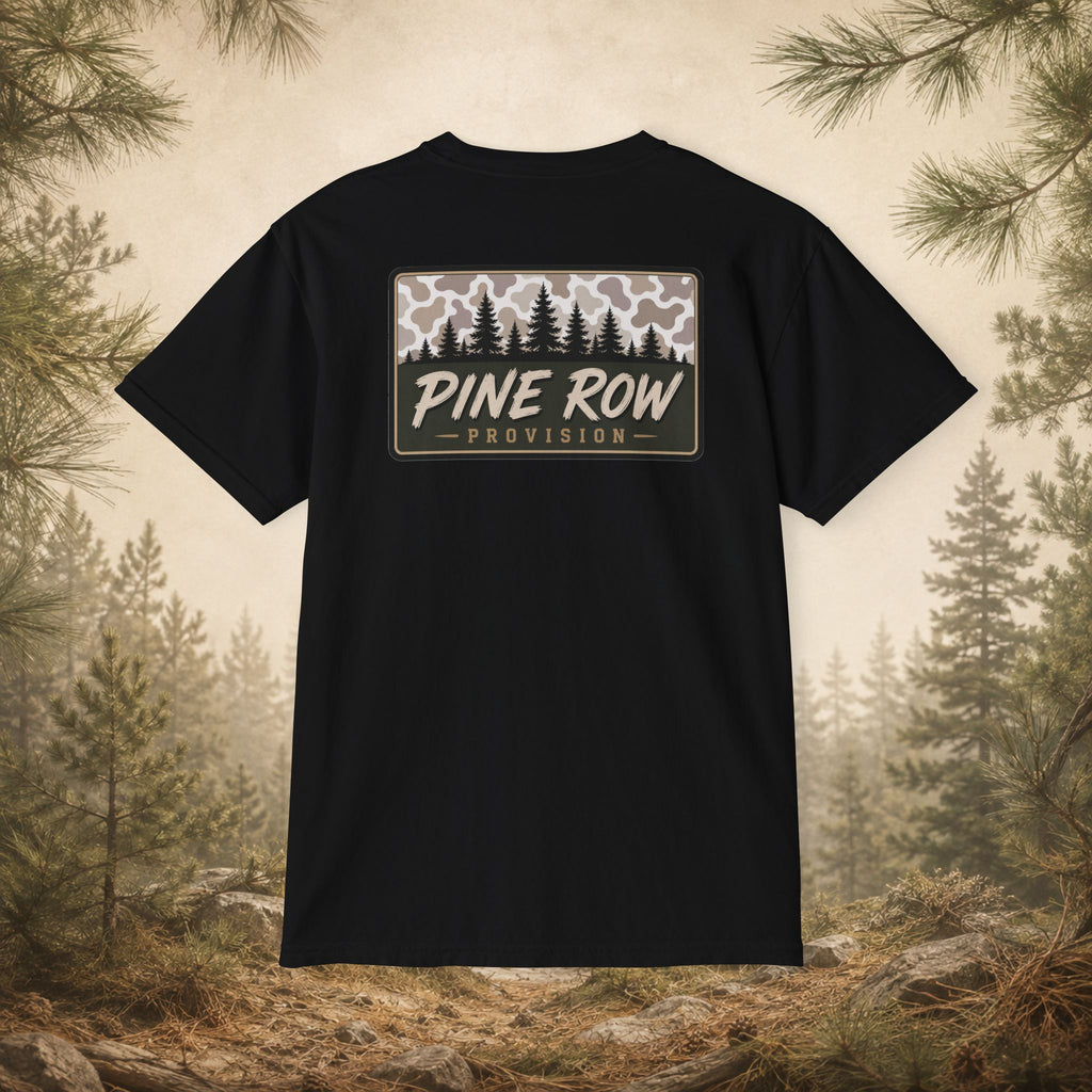 Pine Row Vintage Camo Light Box Pocket T-Shirt