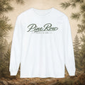 Pine Row Script Olive Green Long Sleeve T-Shirt