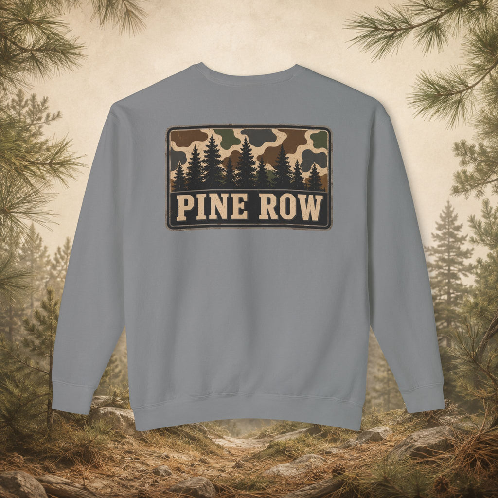 Pine Row Vintage Camo Box Crewneck Sweatshirt