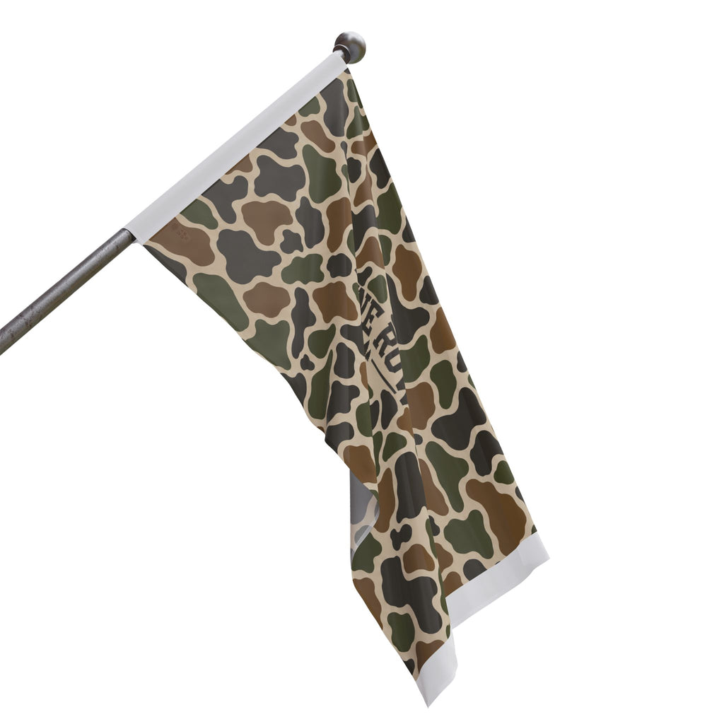 Pine Row Camo Flag — Outdoor Camping Camouflage Banner
