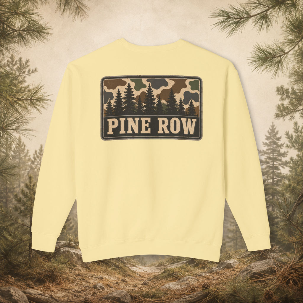 Pine Row Vintage Camo Box Crewneck Sweatshirt