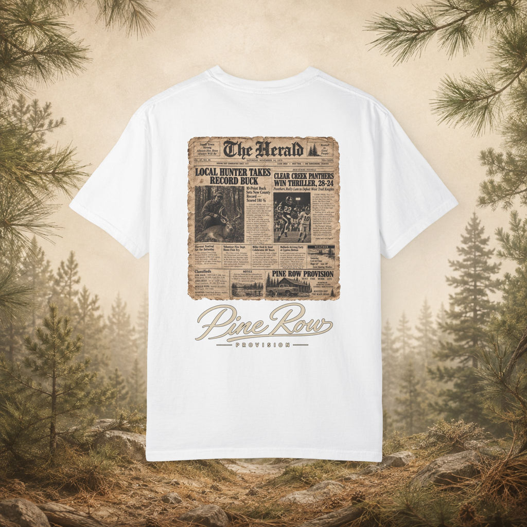 Pine Row Vintage Newspaper T-Shirt