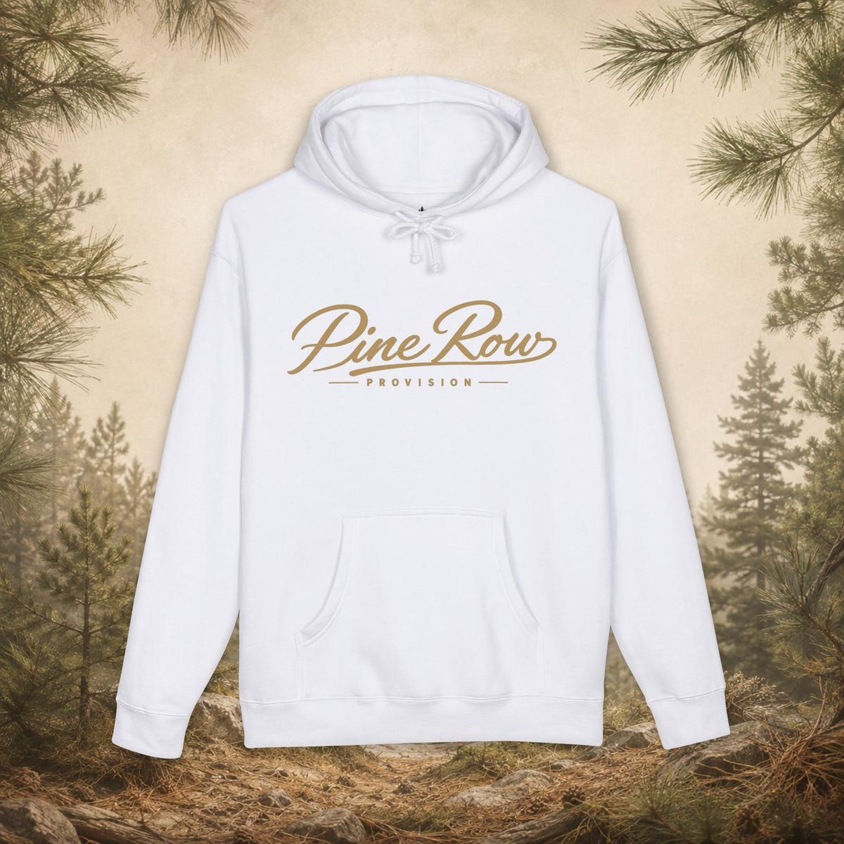 Pine Row Script Marsh Tan Hoodie