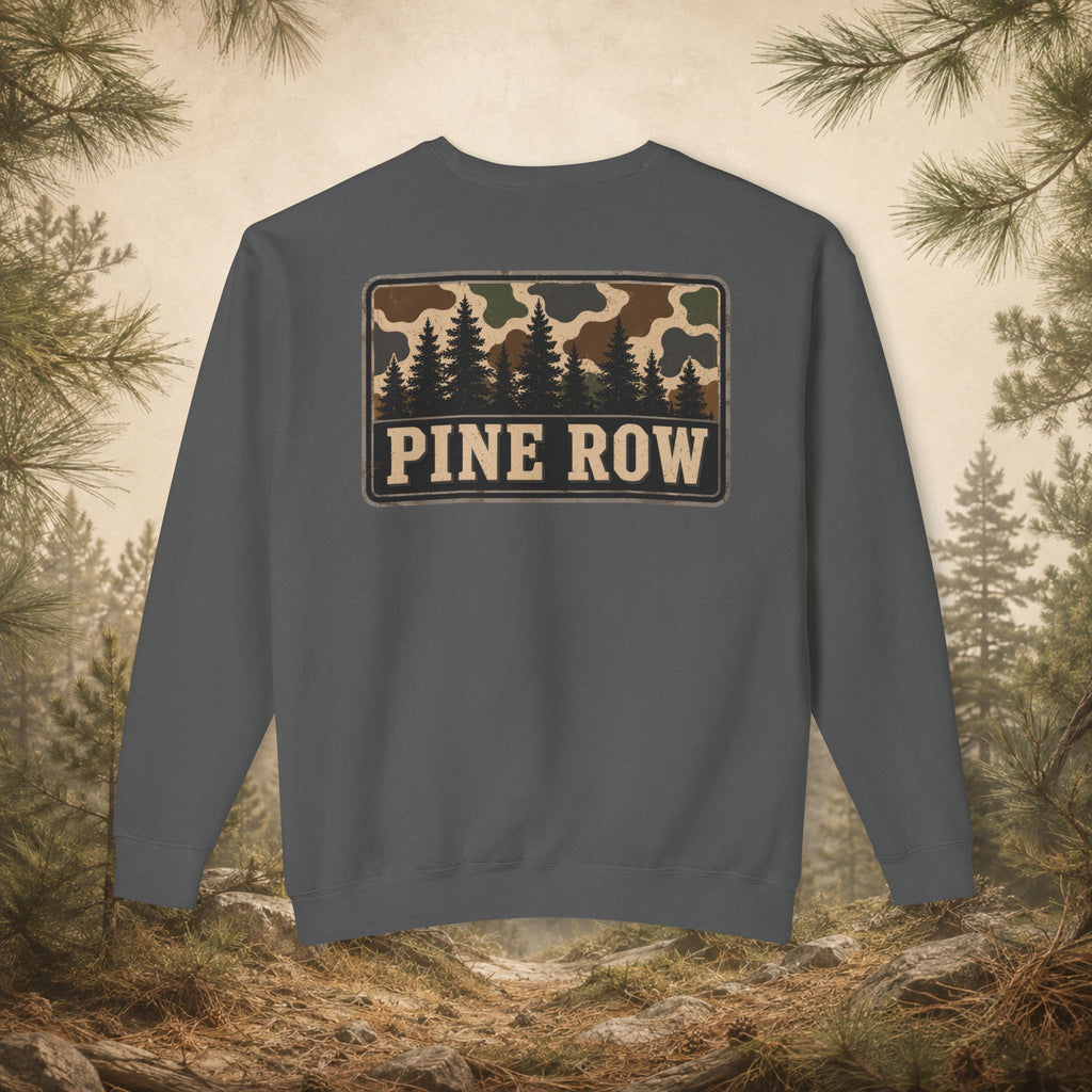 Pine Row Vintage Camo Box Crewneck Sweatshirt