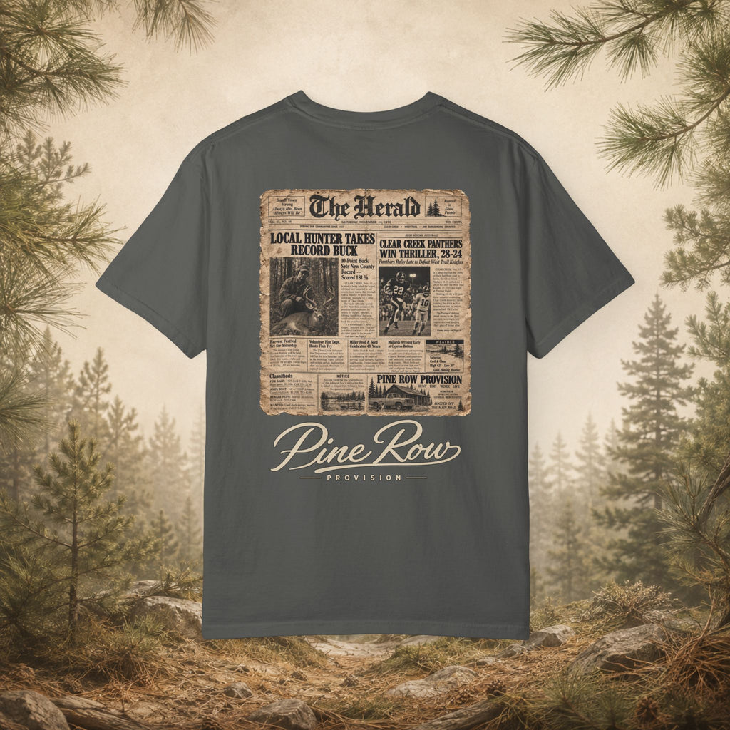 Pine Row Vintage Newspaper T-Shirt