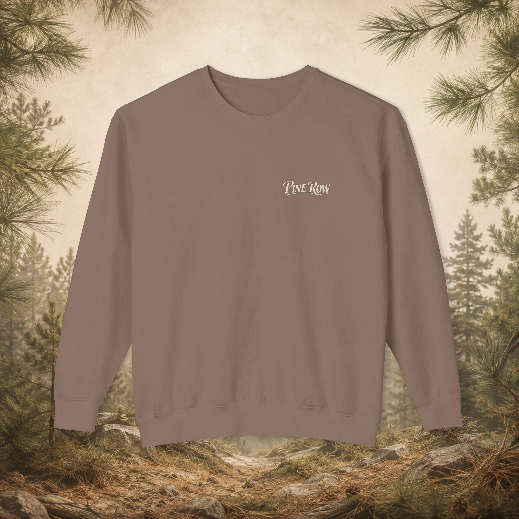 Pine Row Vintage Camo Logo Shield Crewneck Sweatshirt