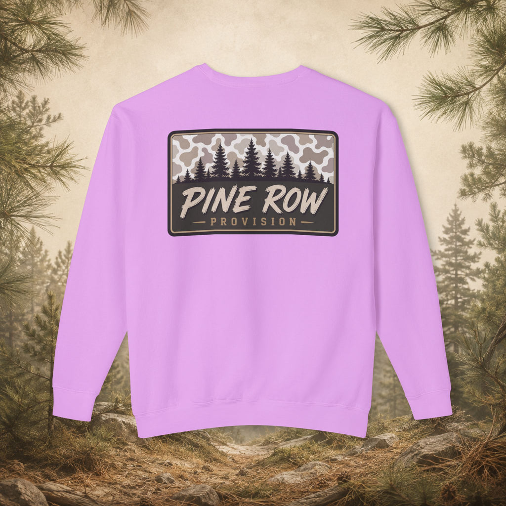 Pine Row Vintage Camo Light Box Crewneck Sweatshirt