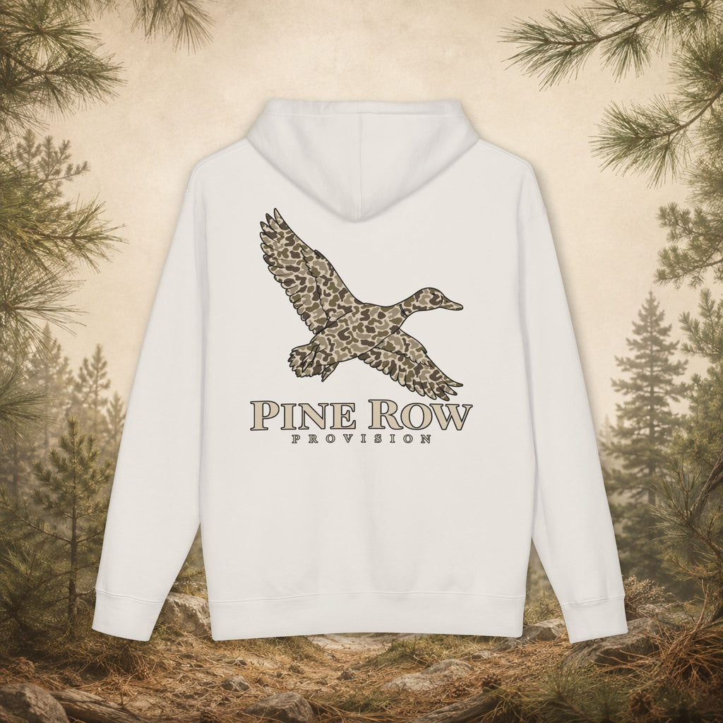 Pine Row Vintage Camo Duck Hoodie