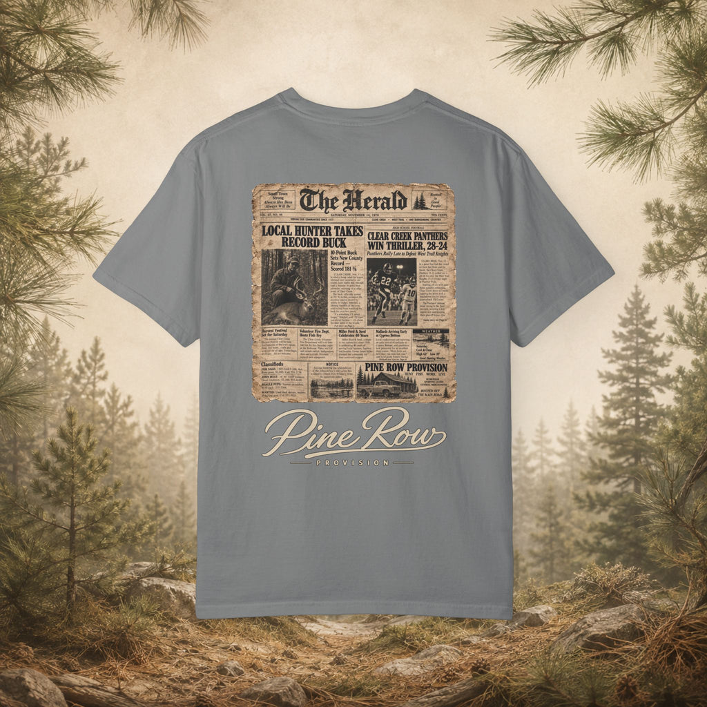 Pine Row Vintage Newspaper T-Shirt