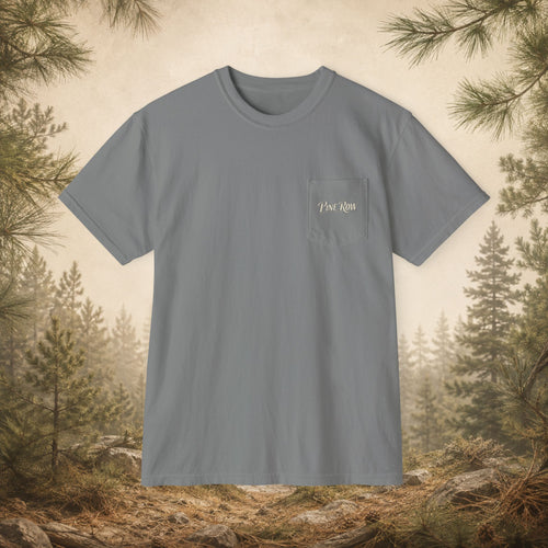 Pine Row Vintage Camo Logo Pocket T-Shirt