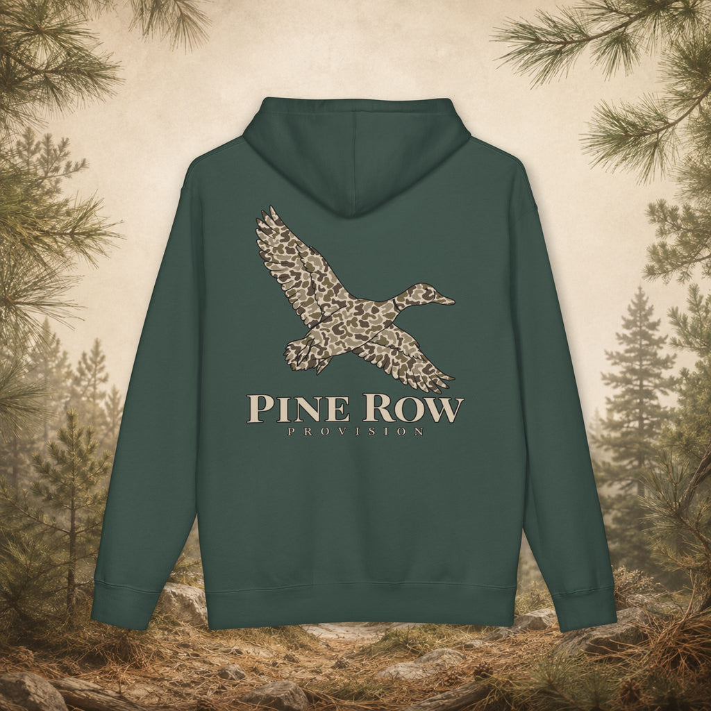 Pine Row Vintage Camo Duck Hoodie