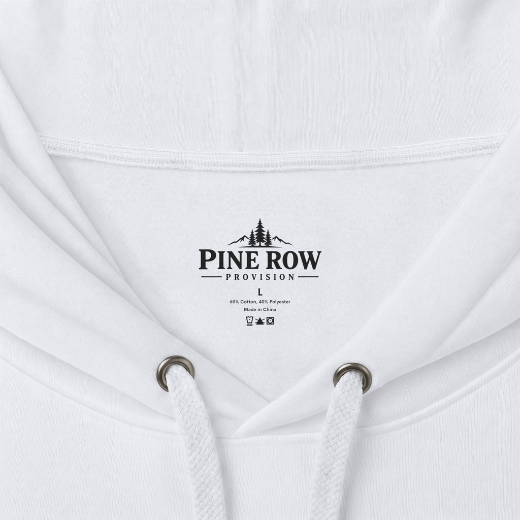 Pine Row Script Charcoal Hoodie