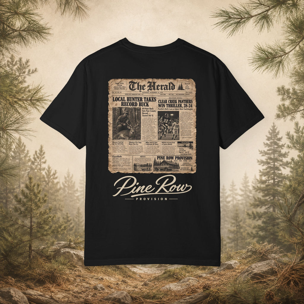 Pine Row Vintage Newspaper T-Shirt