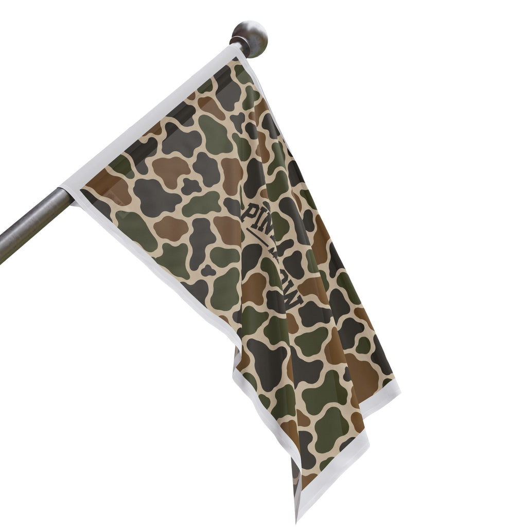 Pine Row Camo Flag — Outdoor Camping Camouflage Banner