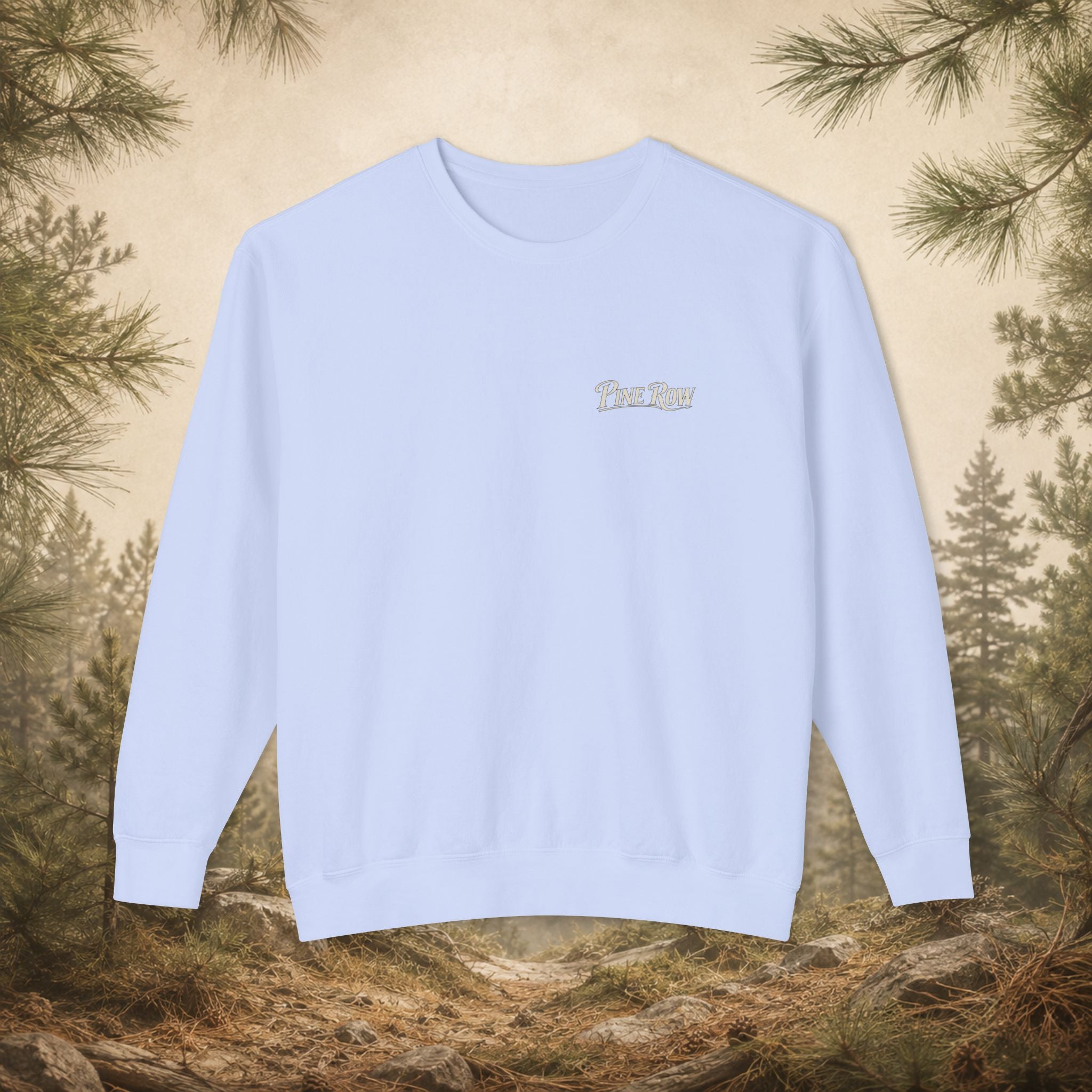 Pine Row Vintage Camo Logo Crewneck Sweatshirt