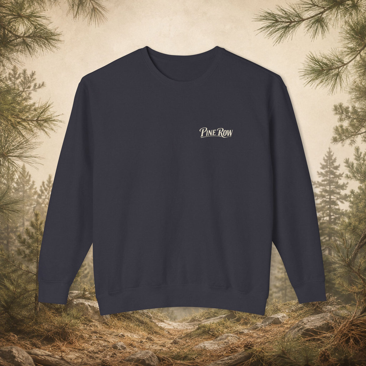 Pine Row Vintage Camo Light Box Crewneck Sweatshirt